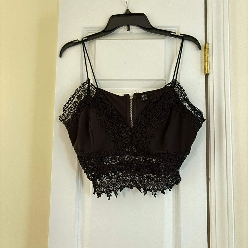 Shein Lace Crop Top